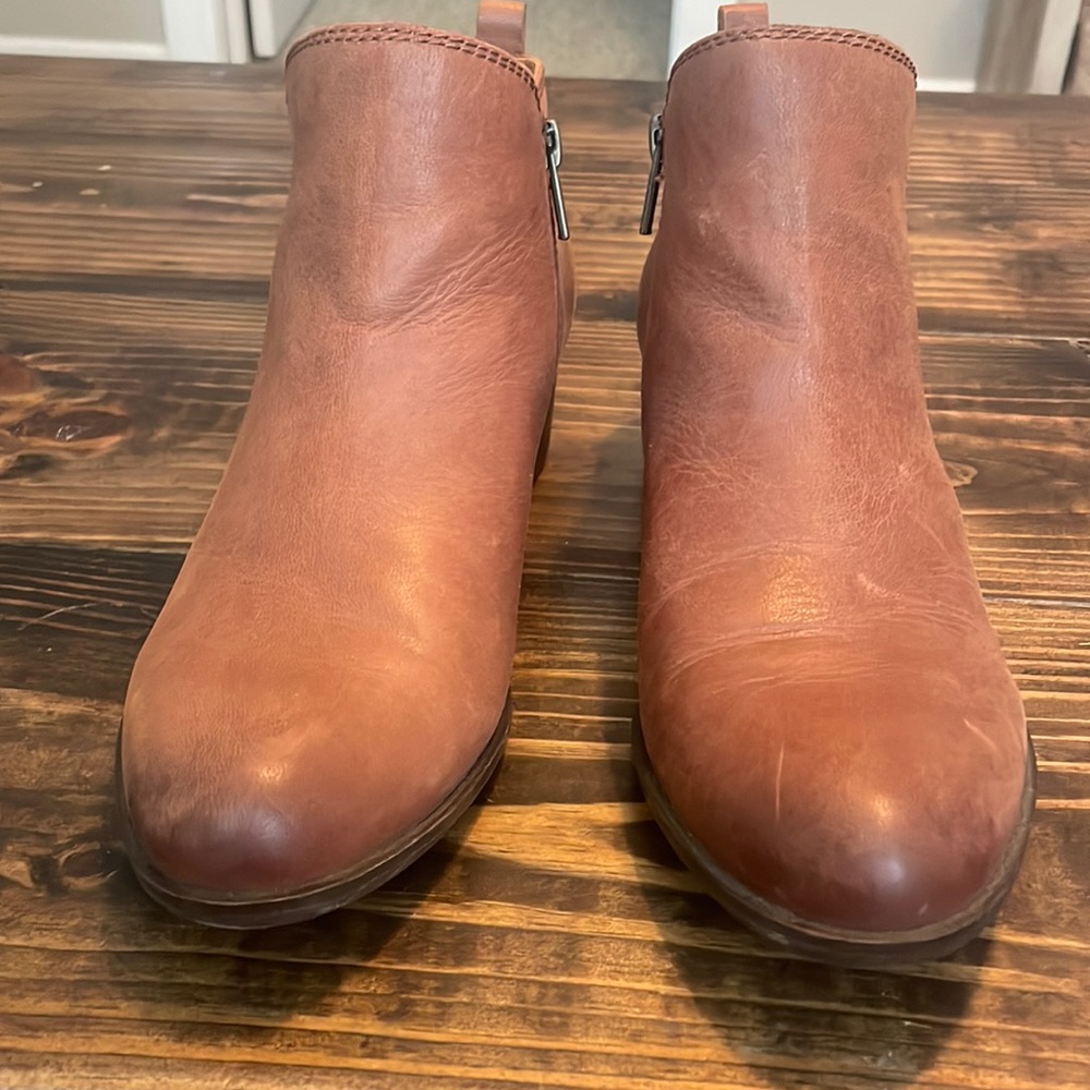 Leather Lucky Brand Booties